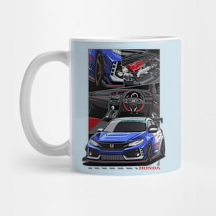 Rally Blue and White Civic Type R Mug